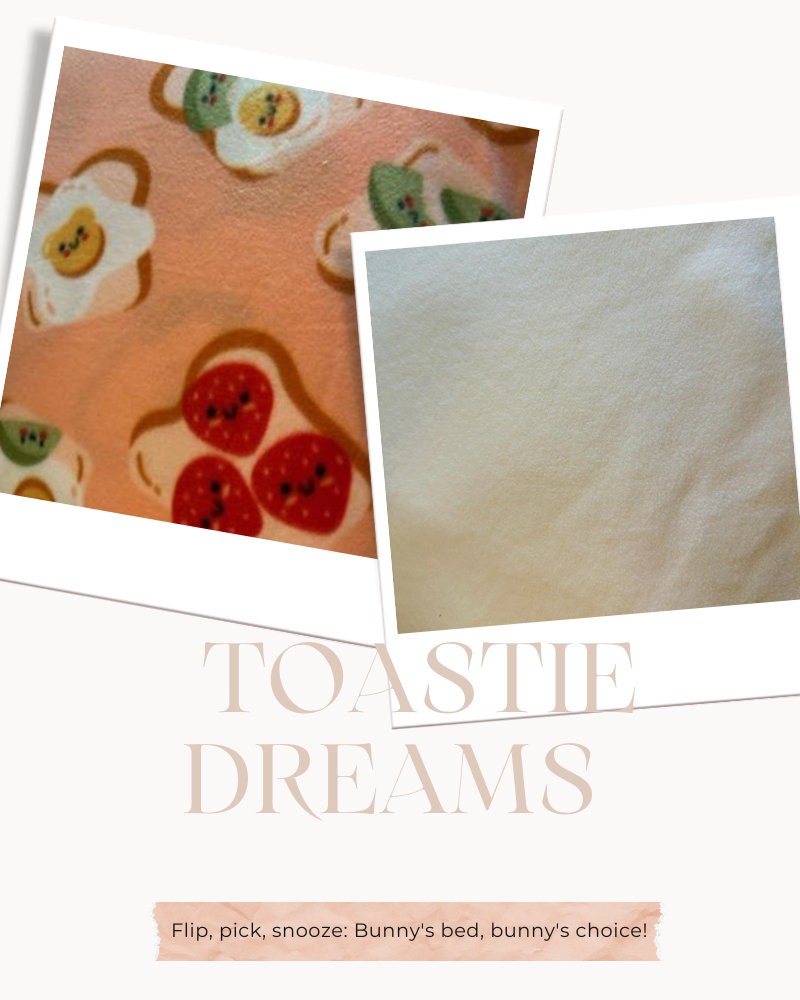 Reversible Bunny Duo Dream Bed | Organic Plush Nest