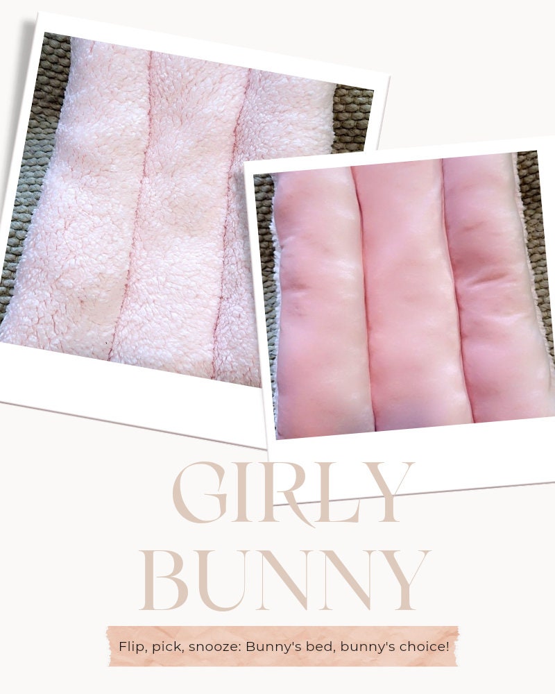 Reversible Bunny Duo Dream Bed | Organic Plush Nest