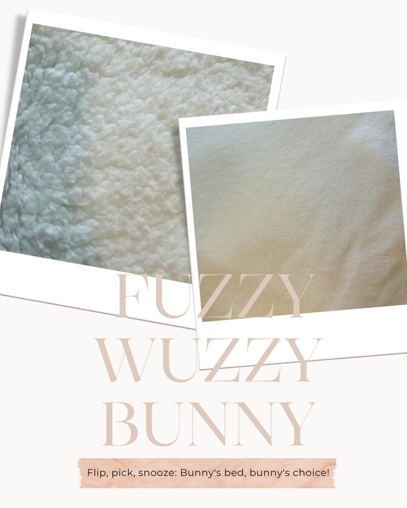 Reversible Bunny Duo Dream Bed | Organic Plush Nest