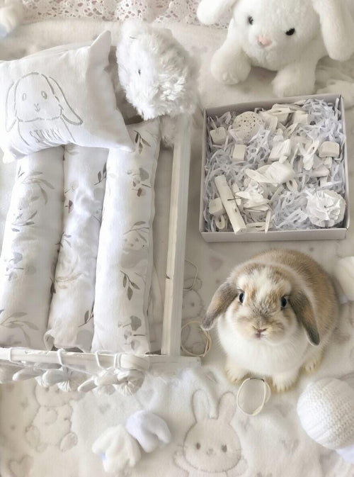 Bunny Dream Bed | Cozy Organic Handmade Rabbit Bed